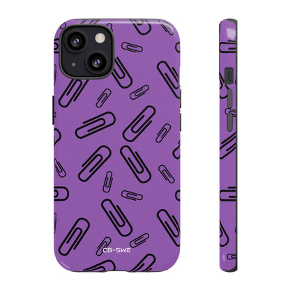 Paperclips Dance Playfully - iPhone Case