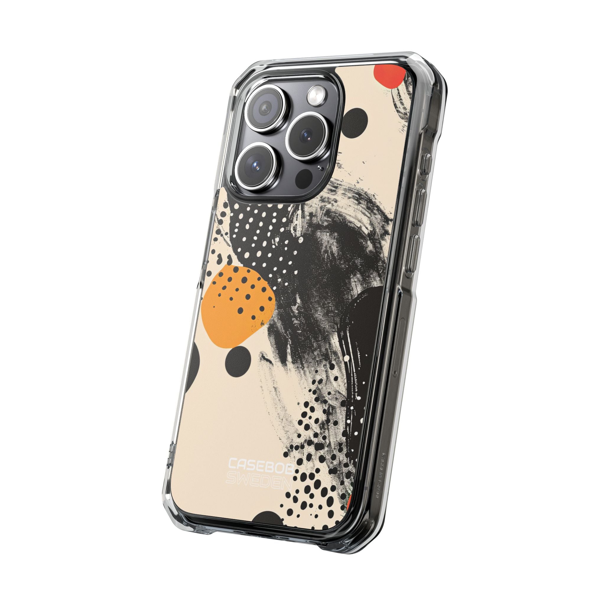 Swirl Chaos Geometry iPhone 15 - Impact Clear+