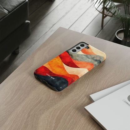 Cracked Wave Sunset Samsung S22 Plus Case - Tough