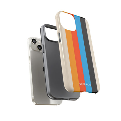 Vivid Stripe Harmony iPhone 14 Case - Tough
