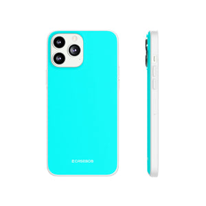 Aqua Blue | Phone Case for iPhone (Flexible Case)