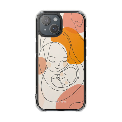 Mother Embraces Child iPhone Case - Impact