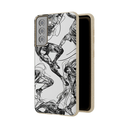 Dynamic Athletic Surrealism | Biodegradable Phone Case