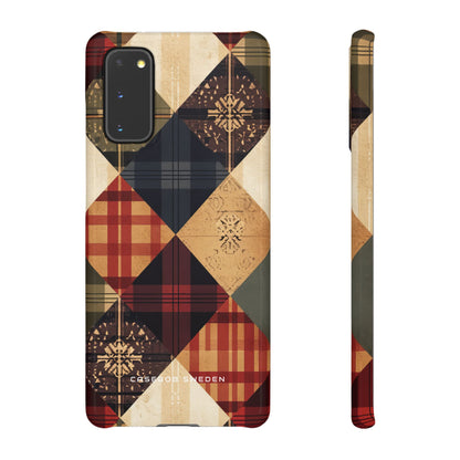 Rustic Geometric Patchwork Harmony Samsung S20 - Slim Phone Case