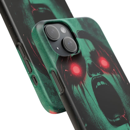 Haunting Glow of Gothic Eyes iPhone 15 - Slim Phone Case