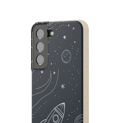 Cosmic Doodle Adventure | Biodegradable Phone Case