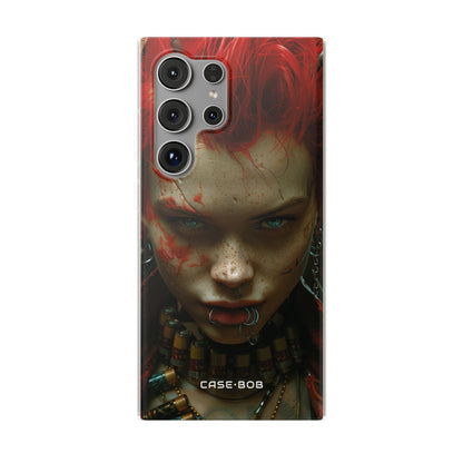 Red Spike Gaze Samsung S24 Ultra Case - Soft