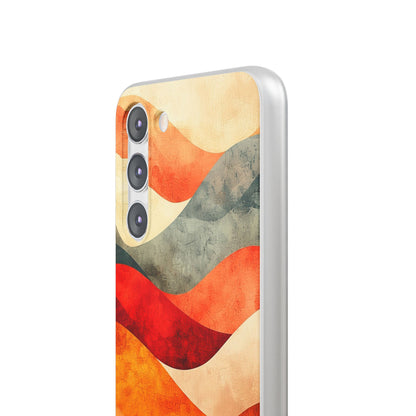 Cracked Wave Sunset Samsung S23 Plus Case - Soft