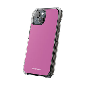 Super Pink | Handyhülle für iPhone (Clear Impact Case – magnetisch)