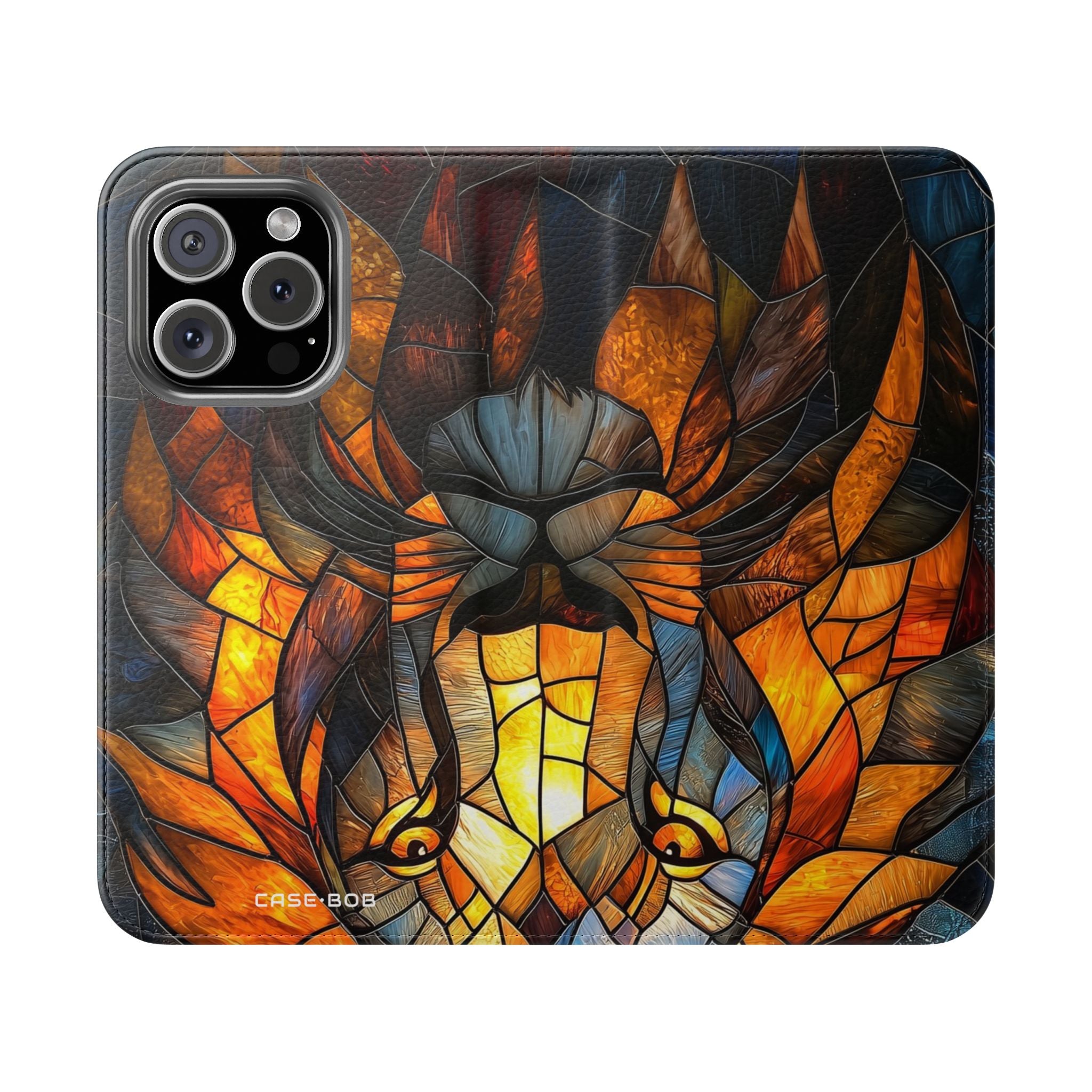 Flame Lion - iPhone 16 Pro -kotelo - Lompakko