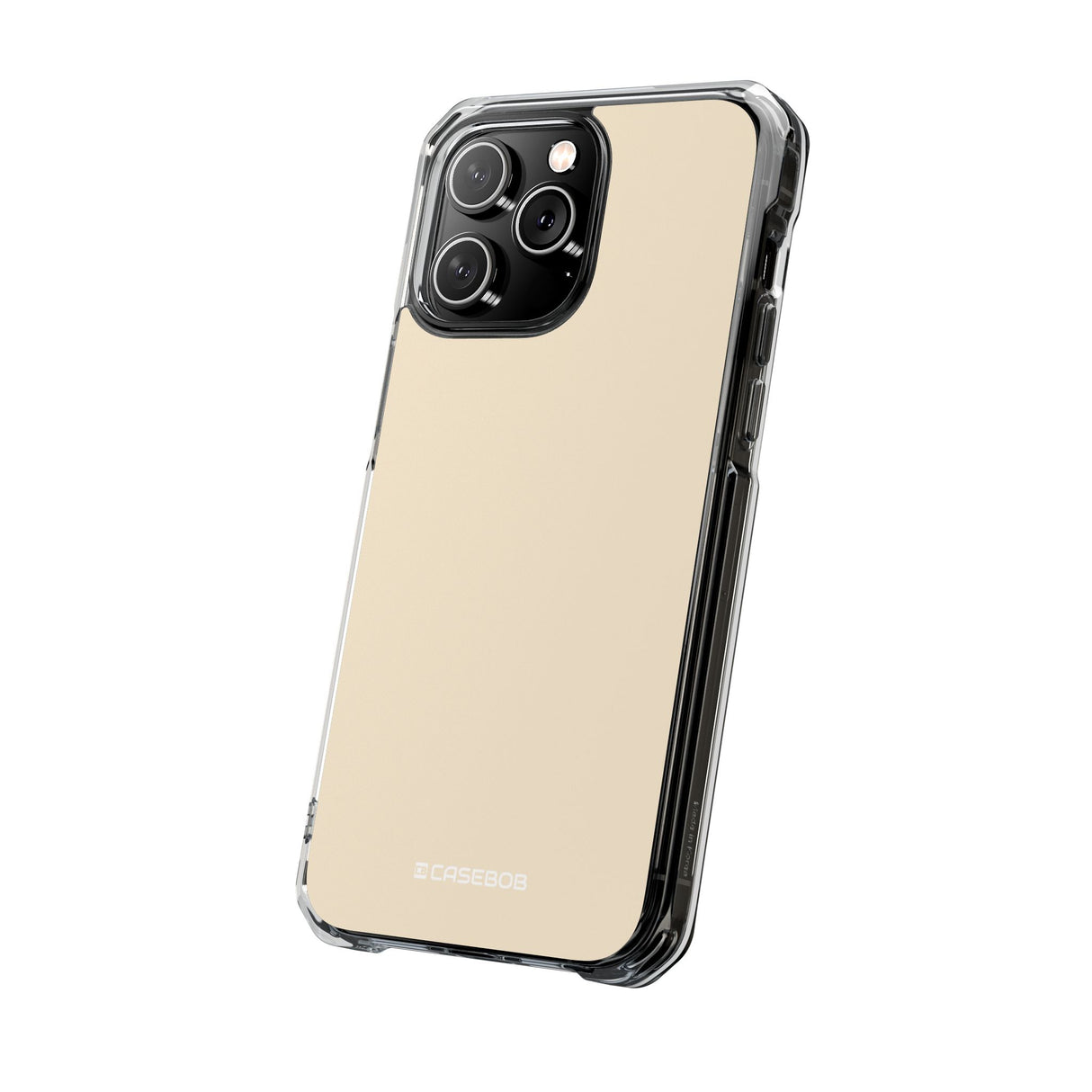 Champagner-Eleganz | Handyhülle für iPhone (Clear Impact Case – magnetisch) 