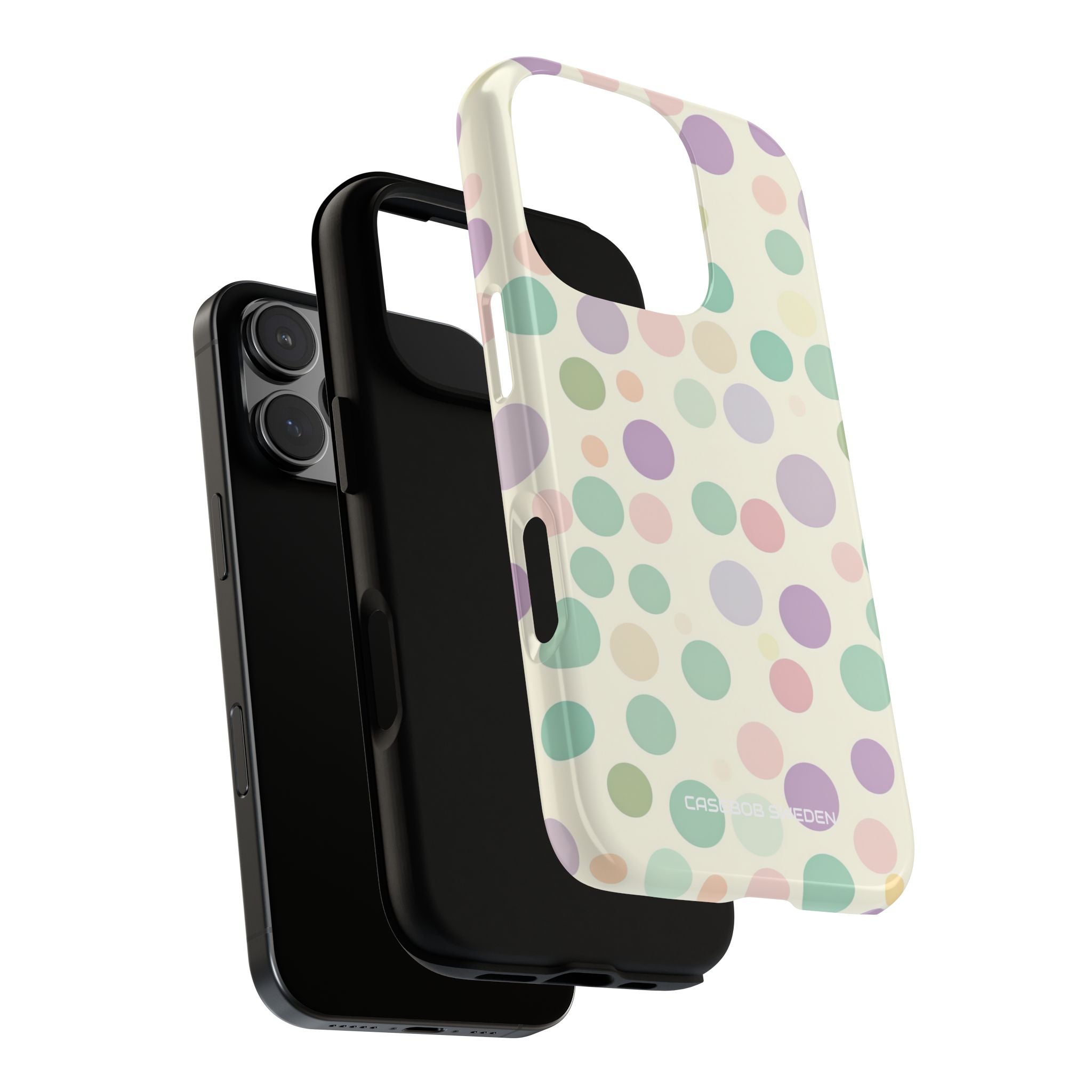 Playful Pastel Polka Dots - Tough iPhone 16 Phone Case