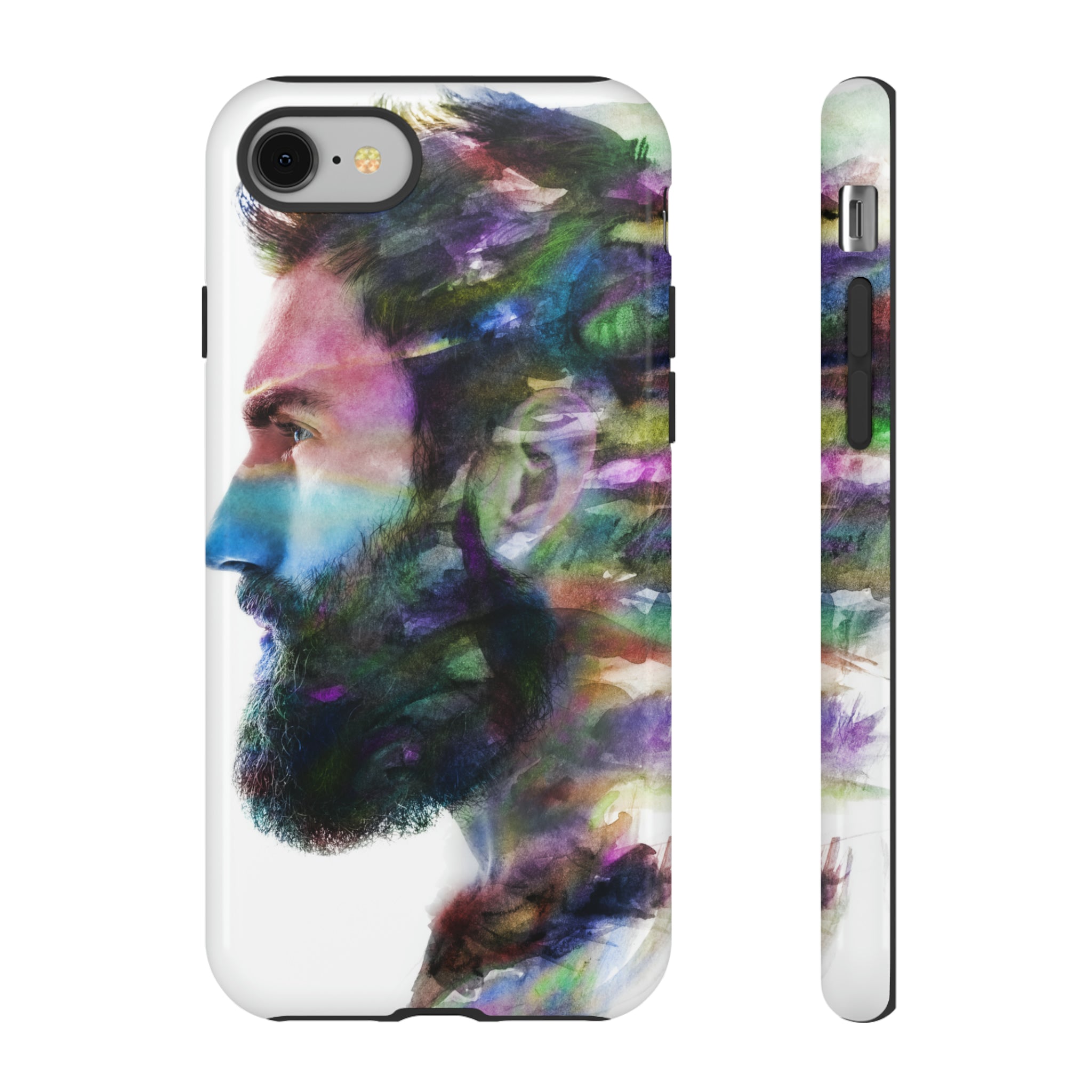 Watercolor Portrait - Protective Phone Case