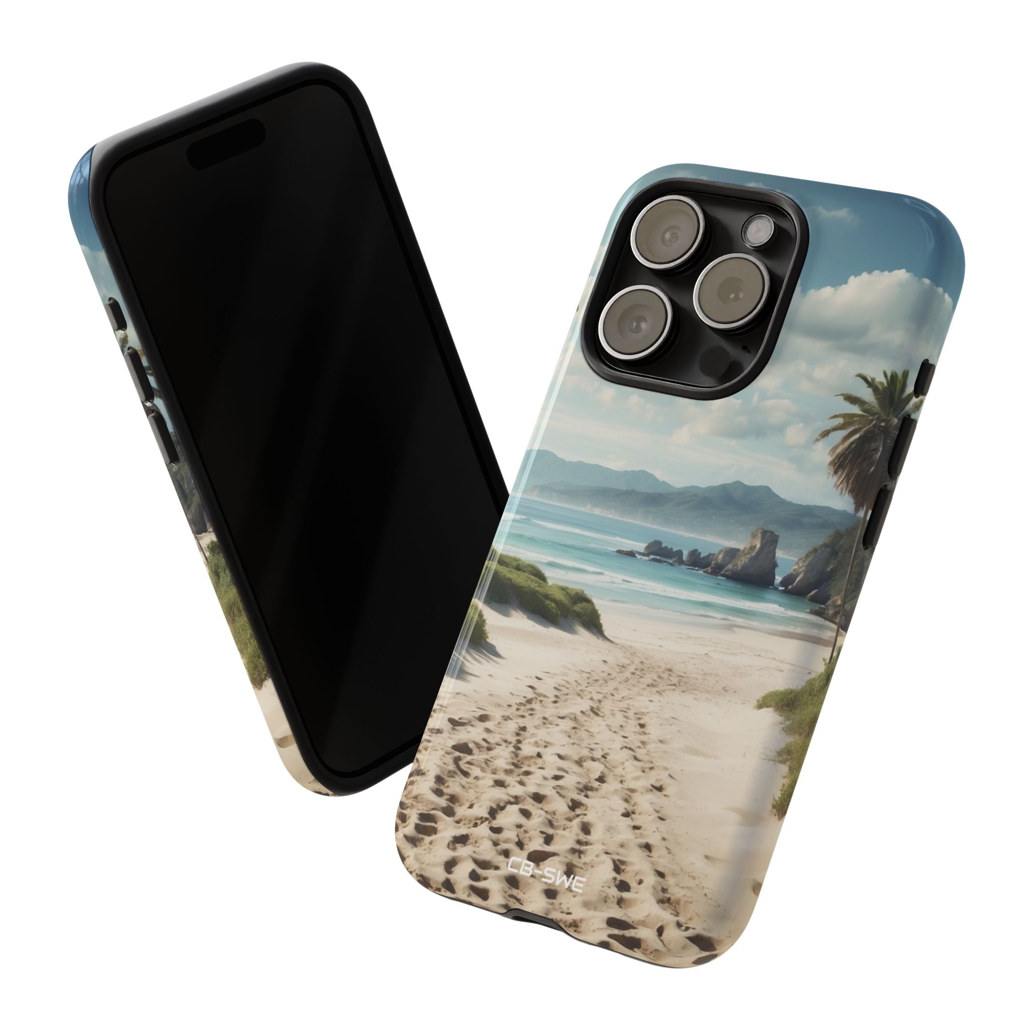 Footprints Trace Sand - iPhone Case