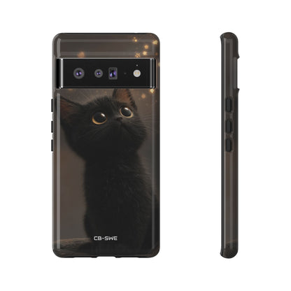 Kitten Gazes Up - Google Pixel Case
