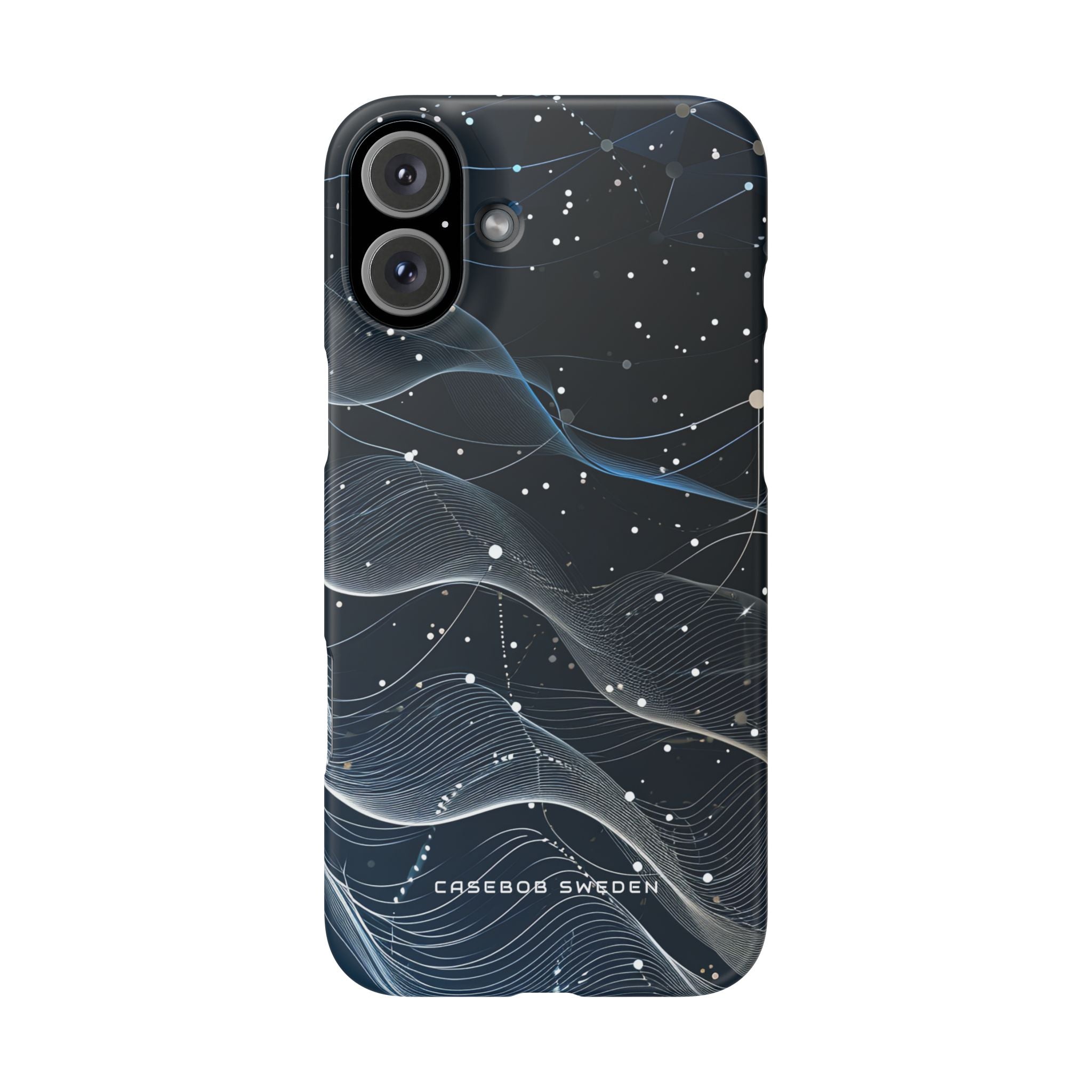 Gradient Neural Waves iPhone 16 - Slim Phone Case