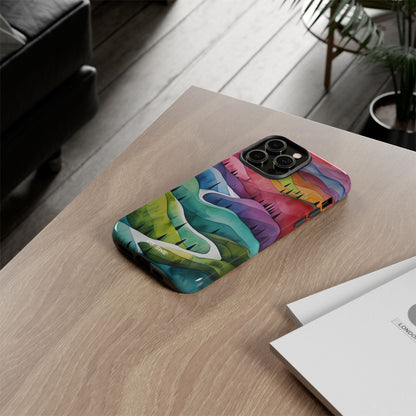 Whimsical Colorful Valleys - iPhone Case