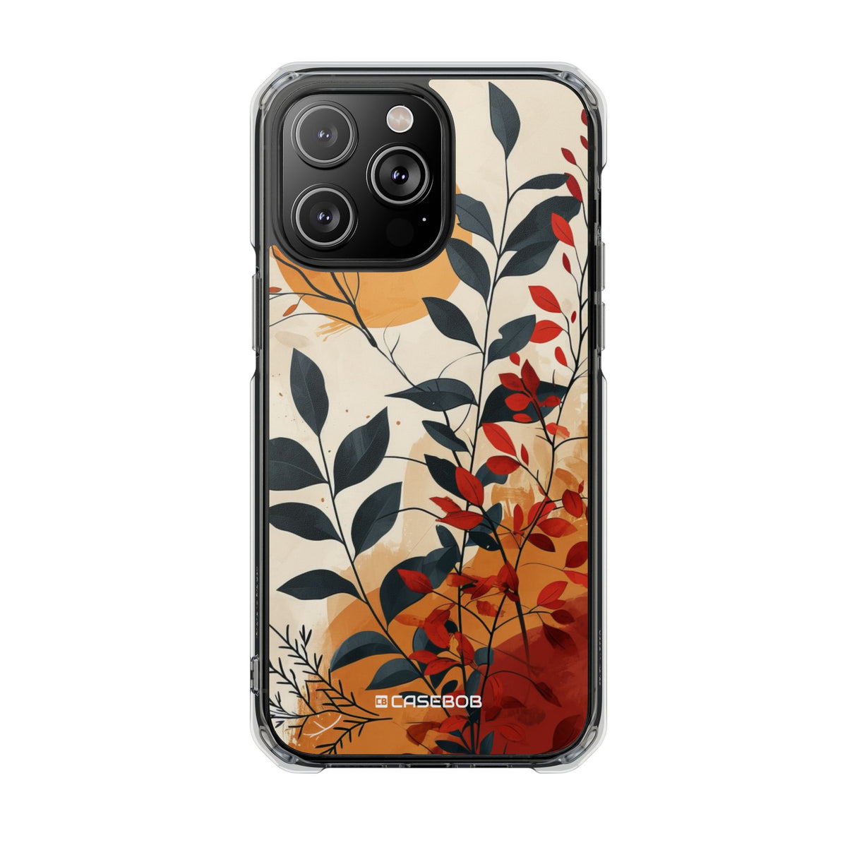 Botanical Serenity – Handyhülle für iPhone (Clear Impact – Magnetisch)