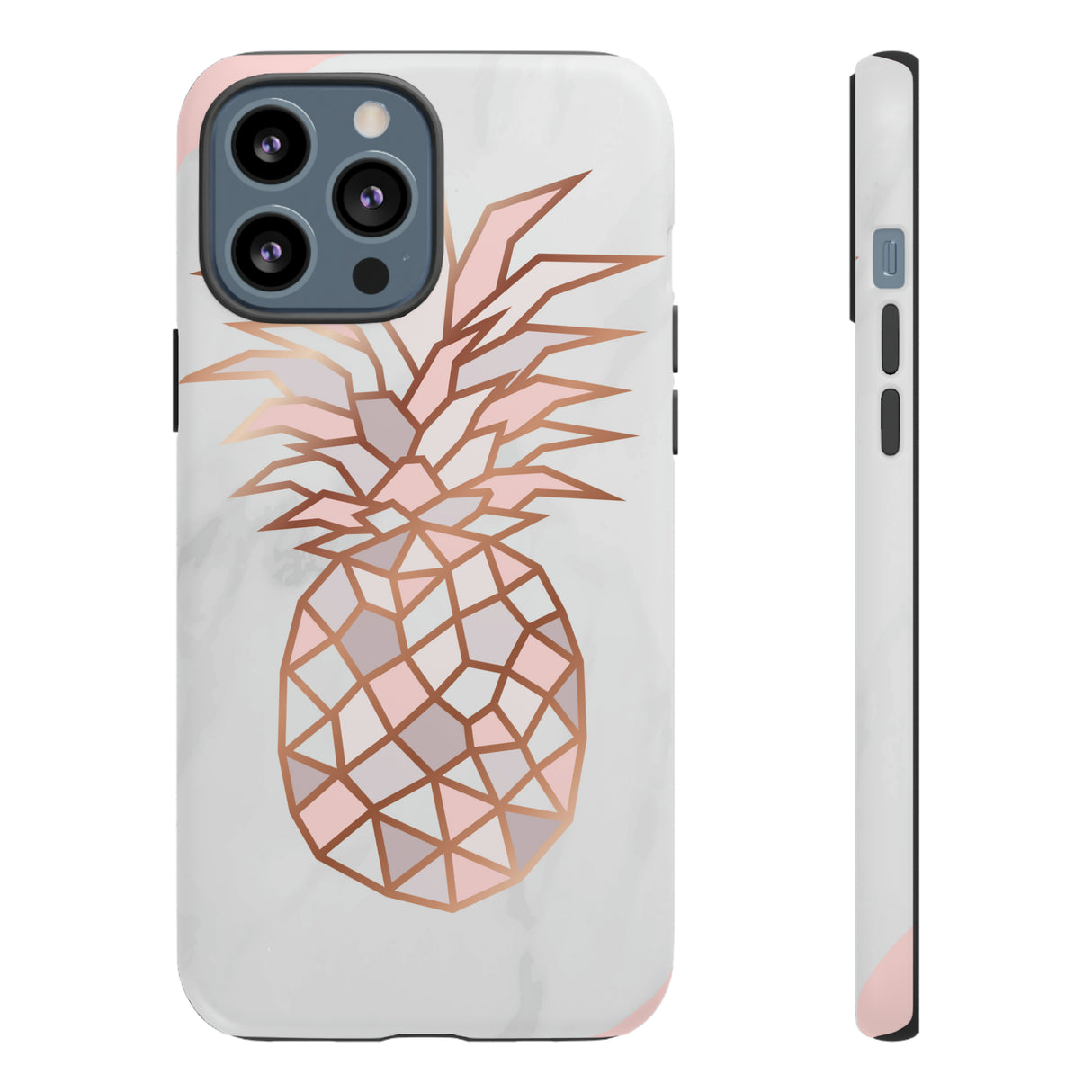 Ananas Roségold - Schutzhülle fürs Handy