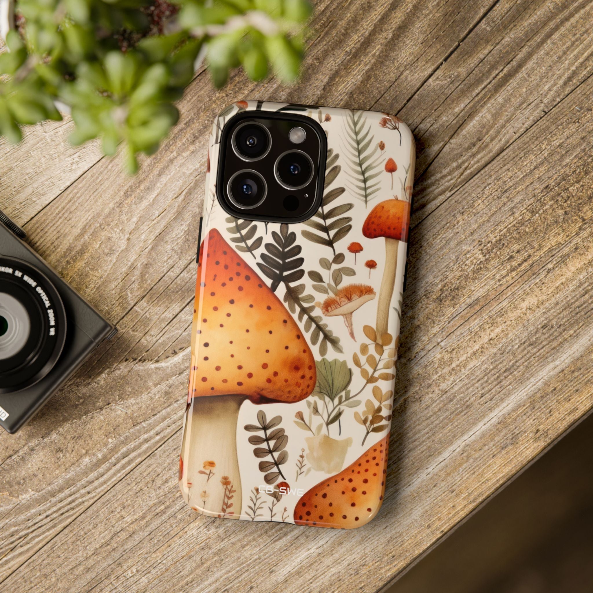 Mushrooms Sprout Cheerfully - iPhone Case