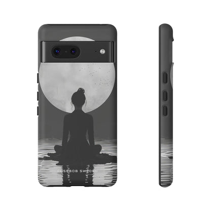 Zen Serenity Moon Reflection Google Pixel 7 - Tough Phone Case