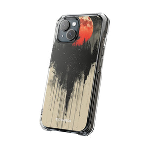 Ethereal Moonscape - Phone Case for iPhone (Clear Impact - Magnetic)