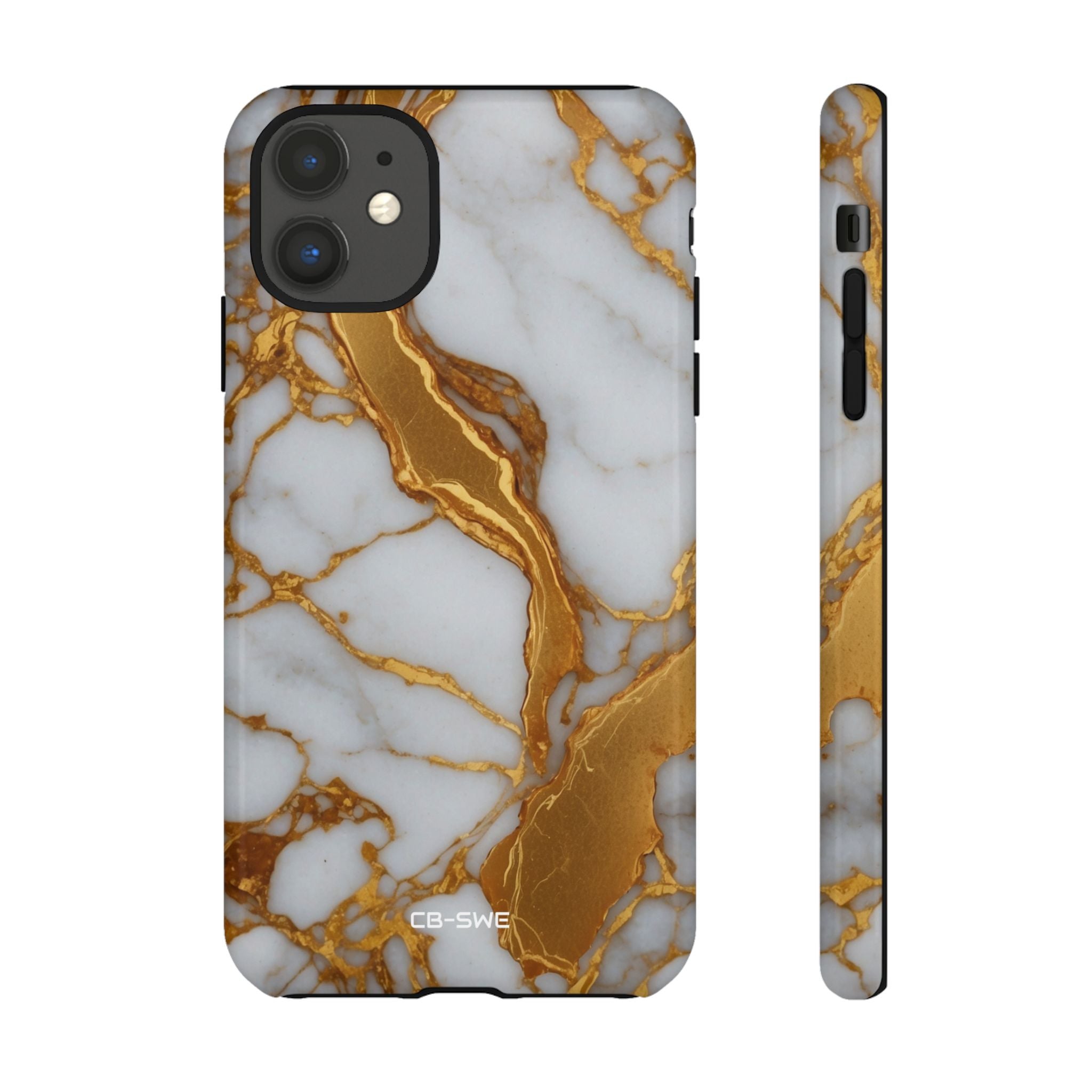 Golden Veins Flow - iPhone Case