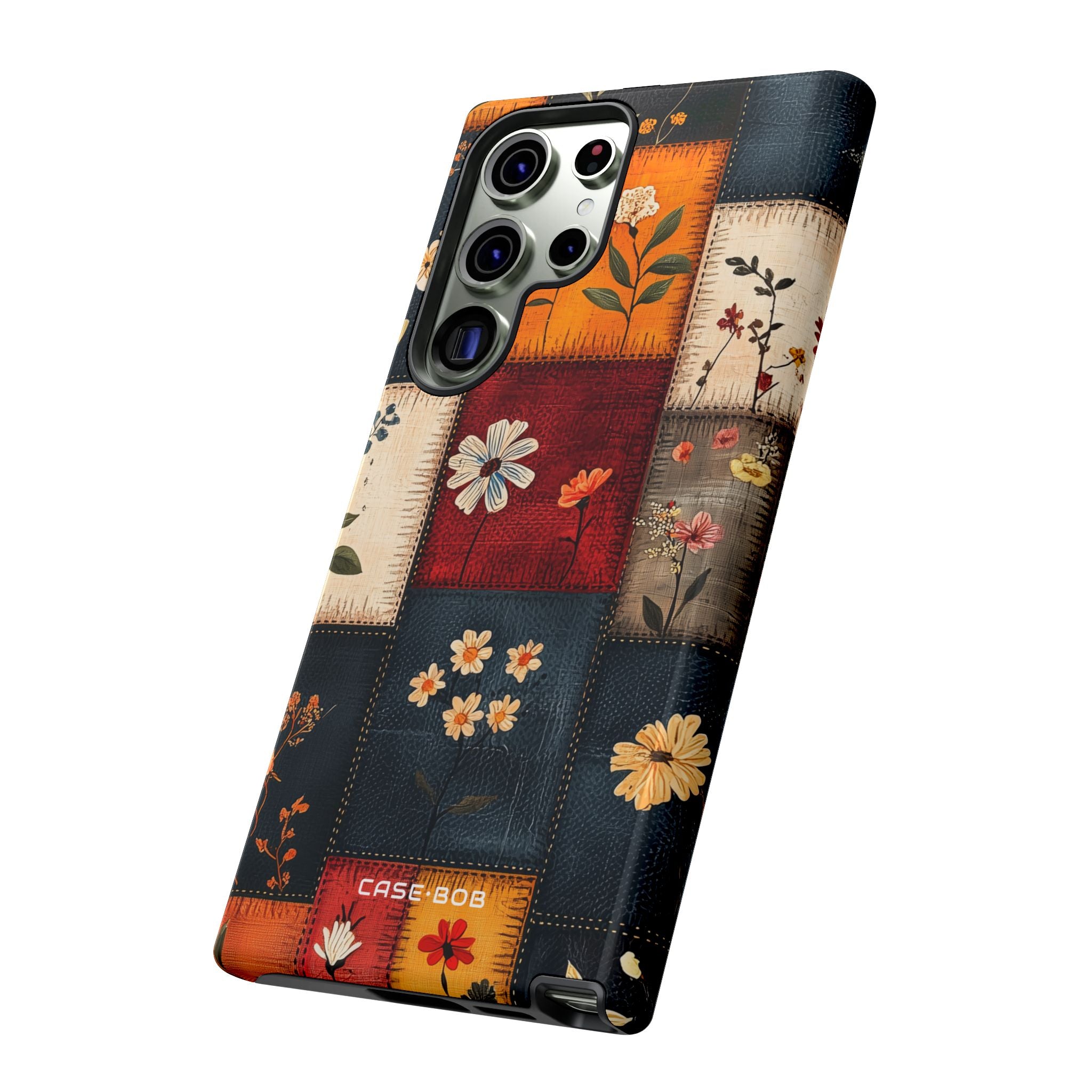 Patchwork Blooms Samsung S23 Ultra Case - Tough