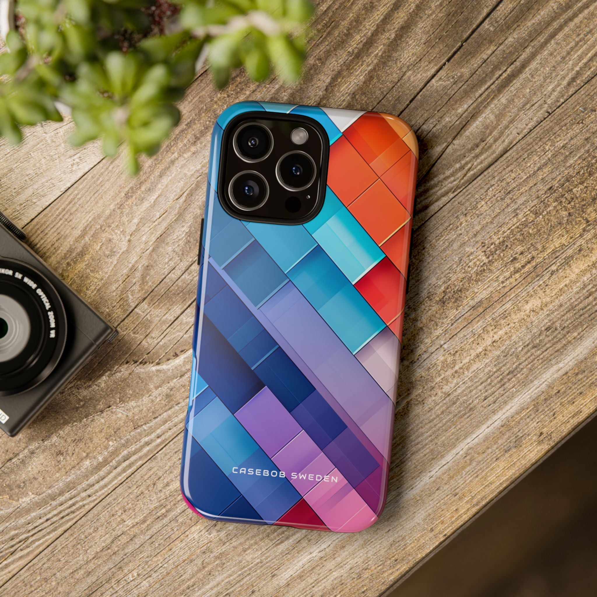 Vibrant GeoFlow iPhone 16 - Tough Phone Case