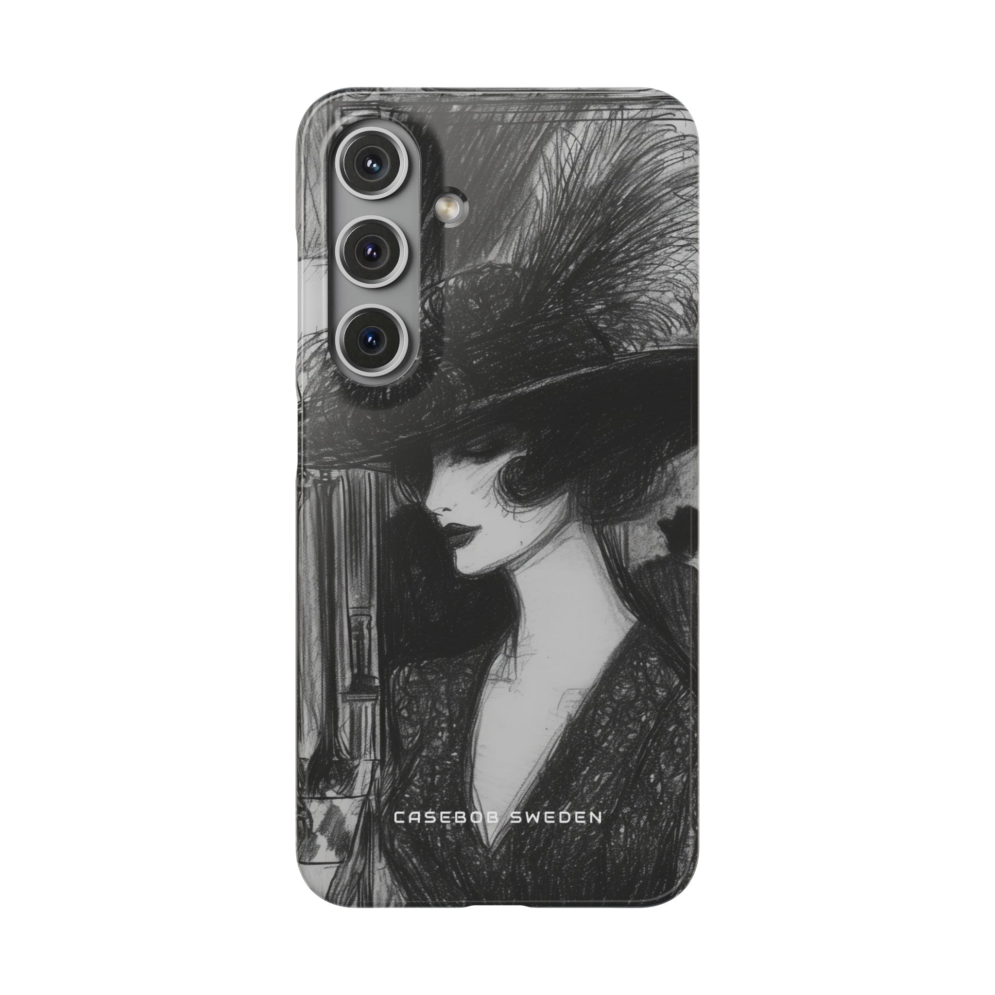 Timeless Elegance in Monochrome Samsung S24 - Slim Phone Case