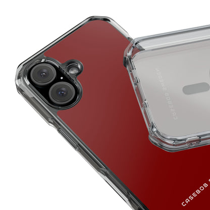 Maroon iPhone 16 - Clear Impact Phone Case