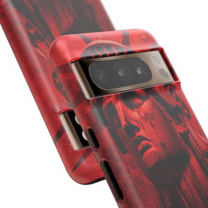 Red Liberty Revolution | Protective Phone Case for Google Pixel