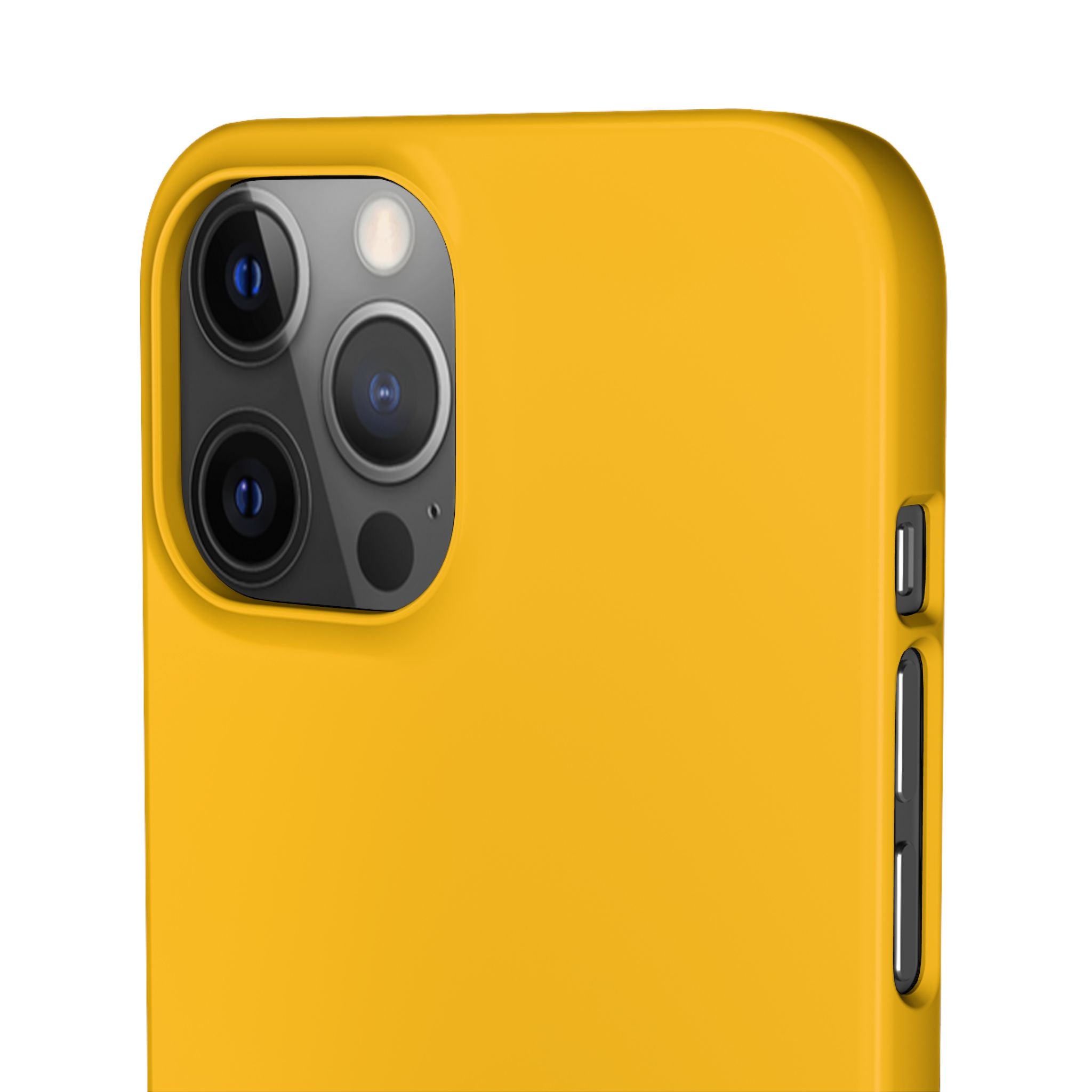 Amber Yellow - Slim iPhone 12 Phone Case