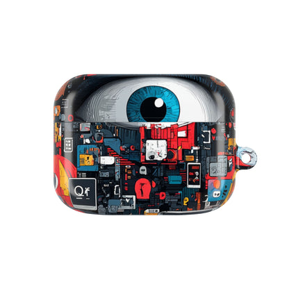 Sininen katse mosaiikki - AirPods Case