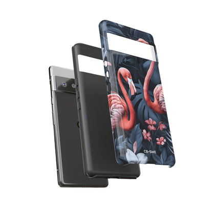Flamingos Embrace Nature - Google Pixel Case