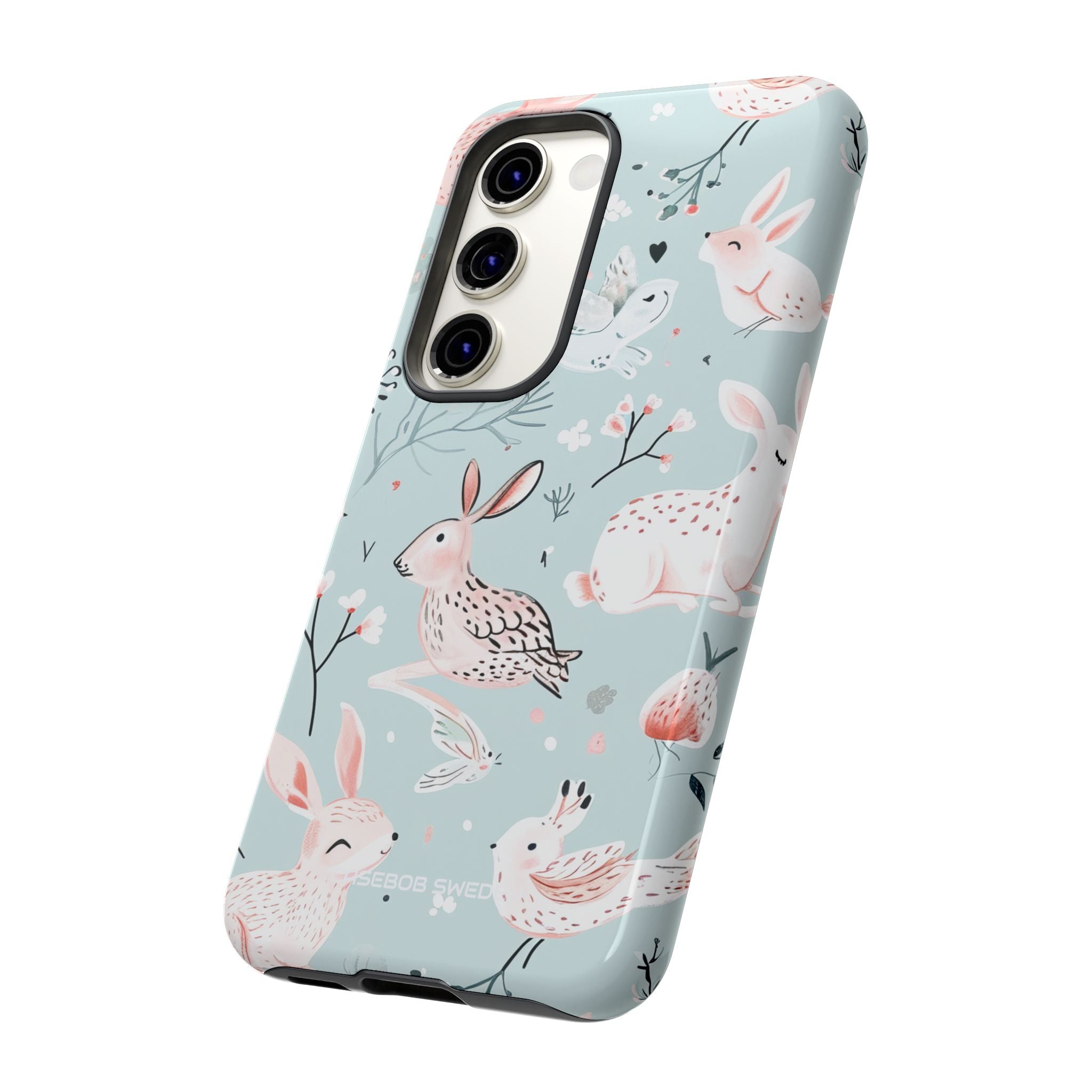 Whimsical Bunny Blossom - Tough Samsung S23 Phone Case