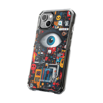 Digital Eye Blue iPhone 14 Case - Impact