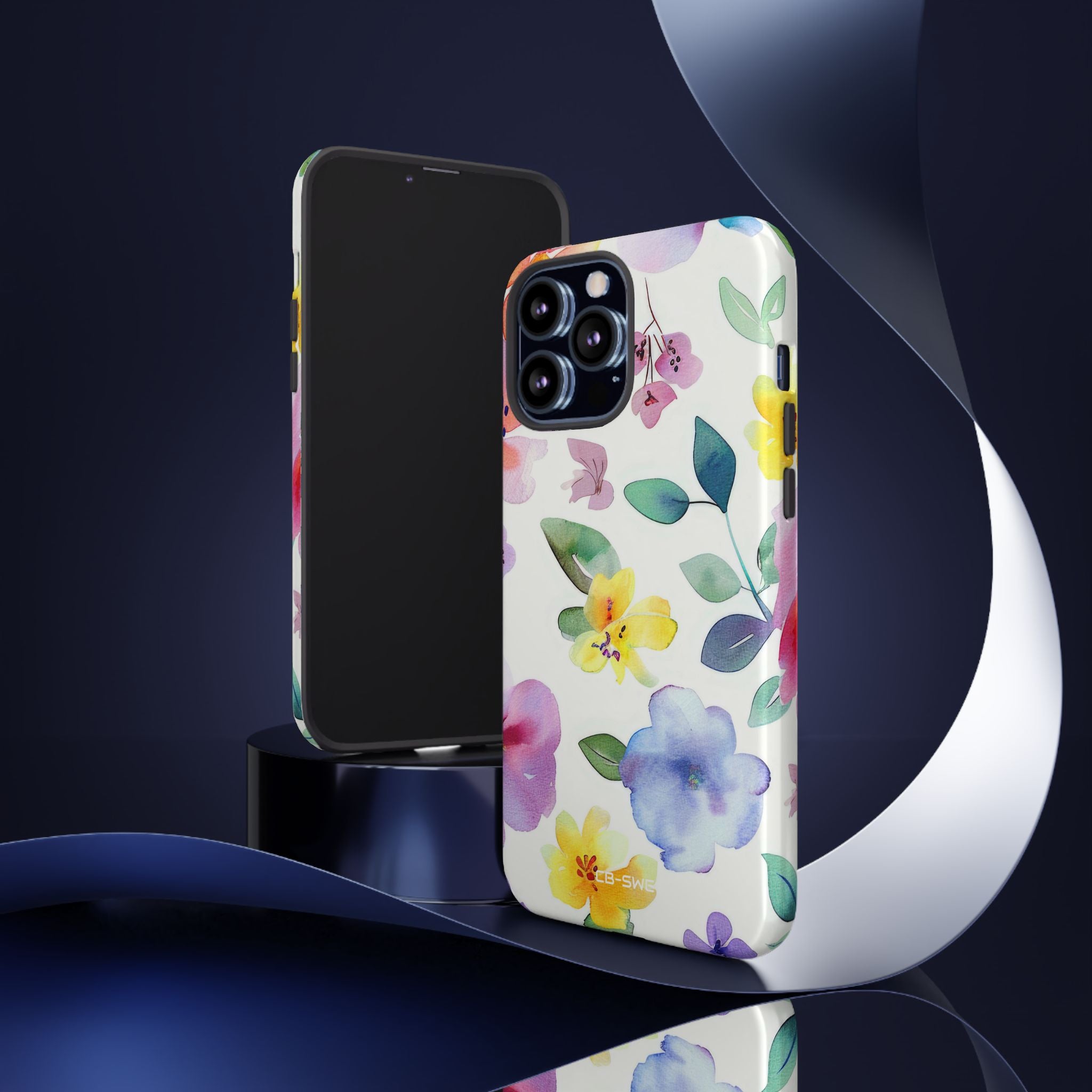 Whimsical Watercolor Florals - iPhone Case
