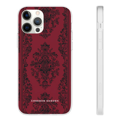 Gothic Crimson Elegance iPhone 12 - Flexi Phone Case