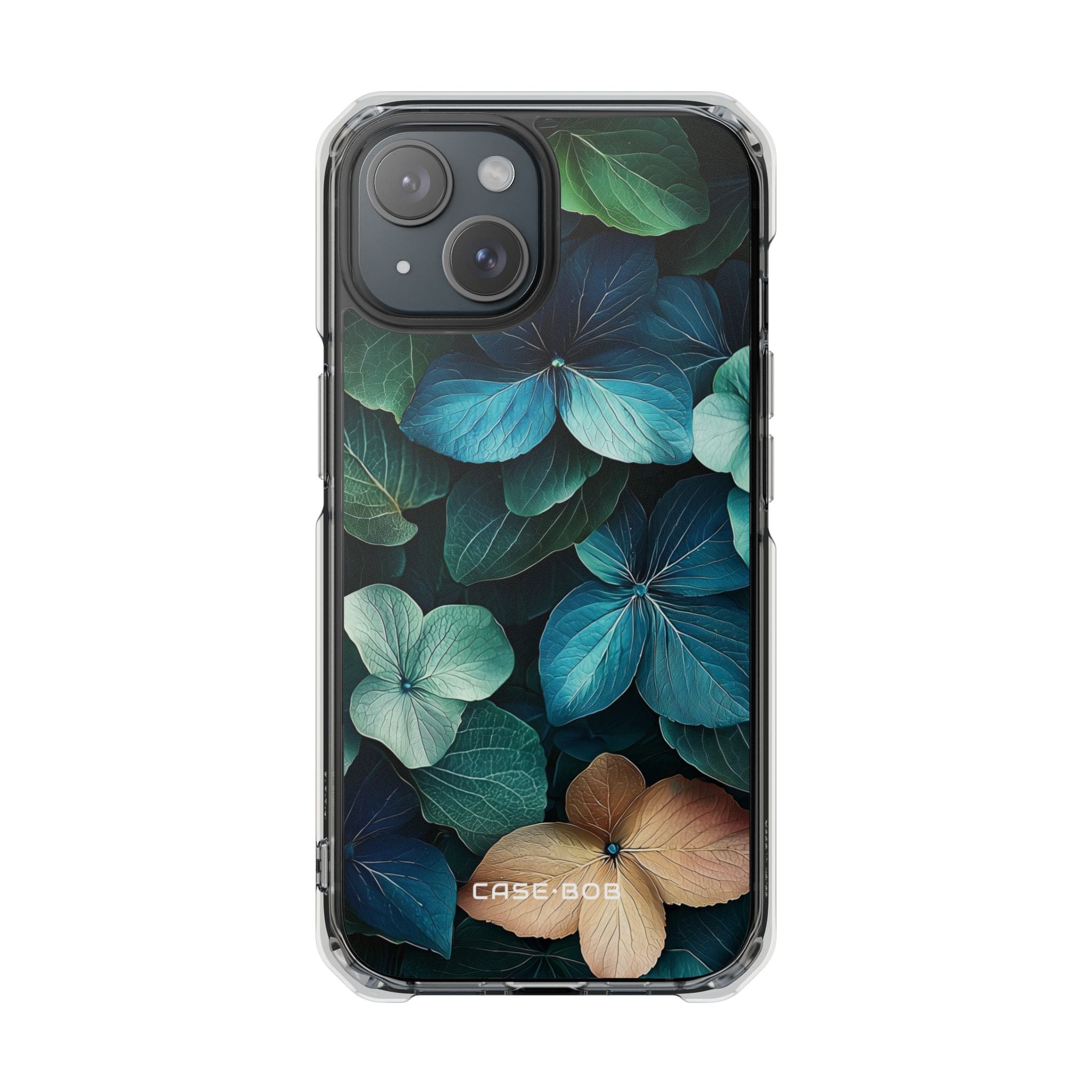 Tan Blossom Blues iPhone 15 Case - Impact
