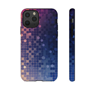 Azure Square: Blue Gradient - Protective Phone Case