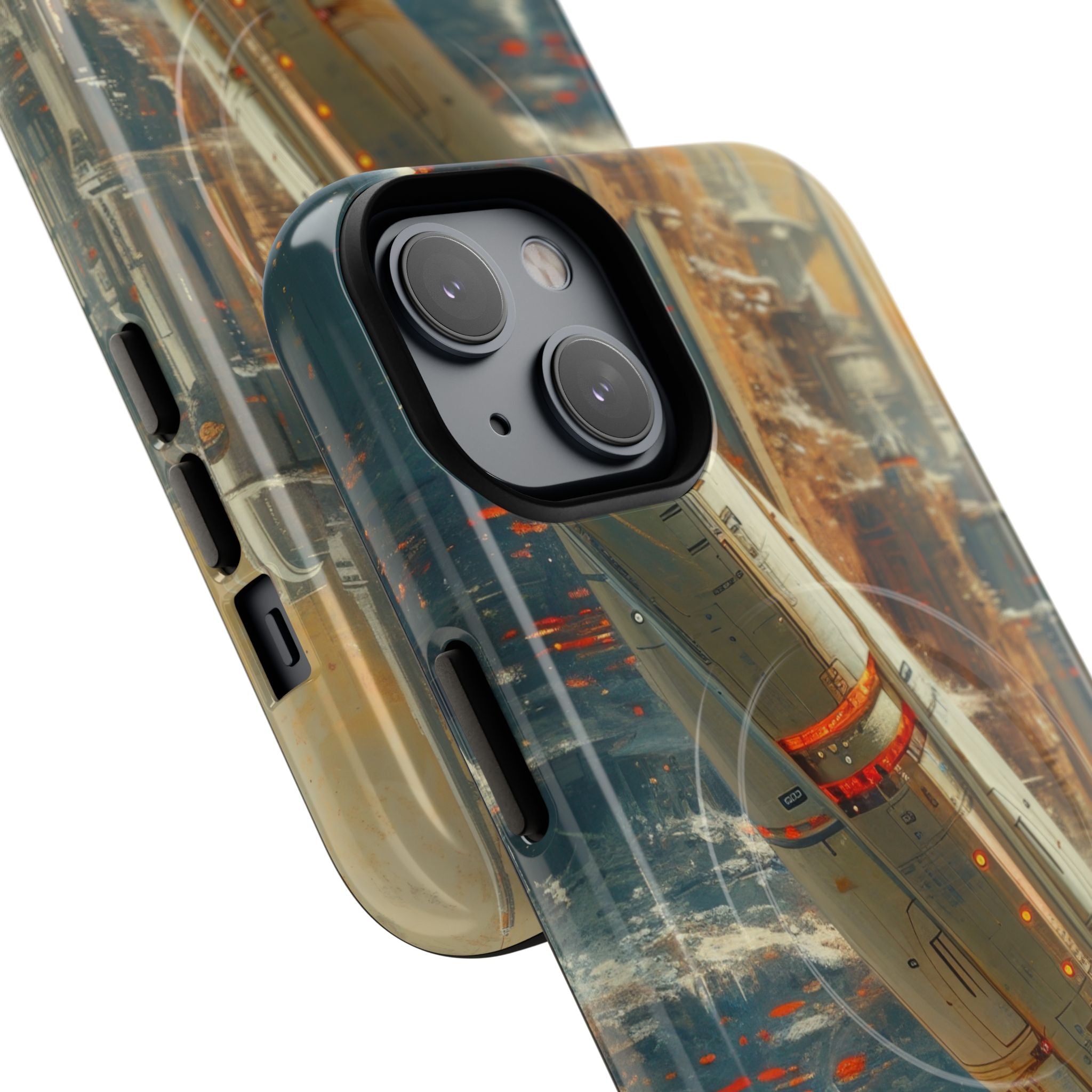 Futuristic Forest Voyage iPhone 14 - Tough+