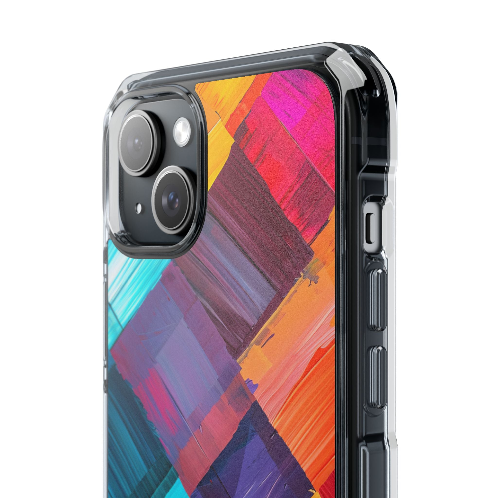 Pantone Spectrum Pattern - Clear Impact Case for iPhone