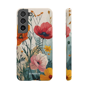 Blooming Whimsy | Schlanke Handyhülle für Samsung