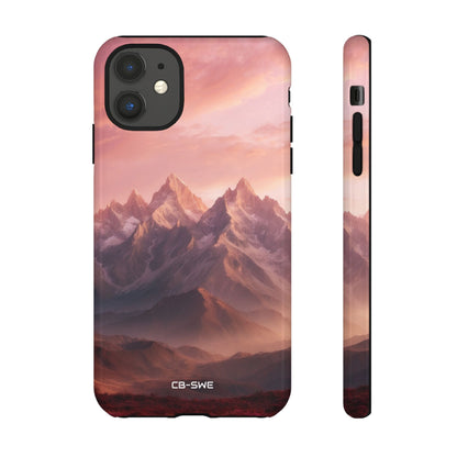 Vibrant Peaks Emerge - iPhone Case