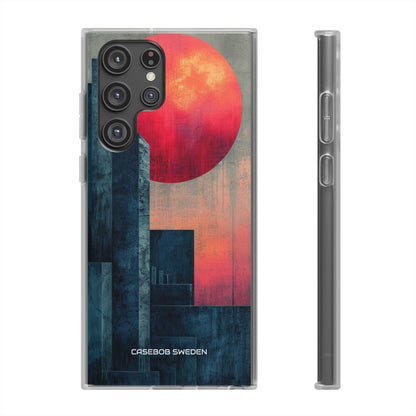 Abstract Geometric Skyline - Flexi Samsung S22 Phone Case