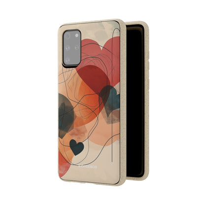 Abstract Heart Harmony | Biodegradable Phone Case