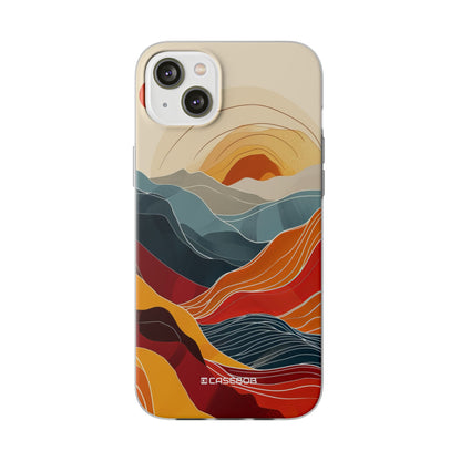 Sunset Waves | Flexible Phone Case for iPhone