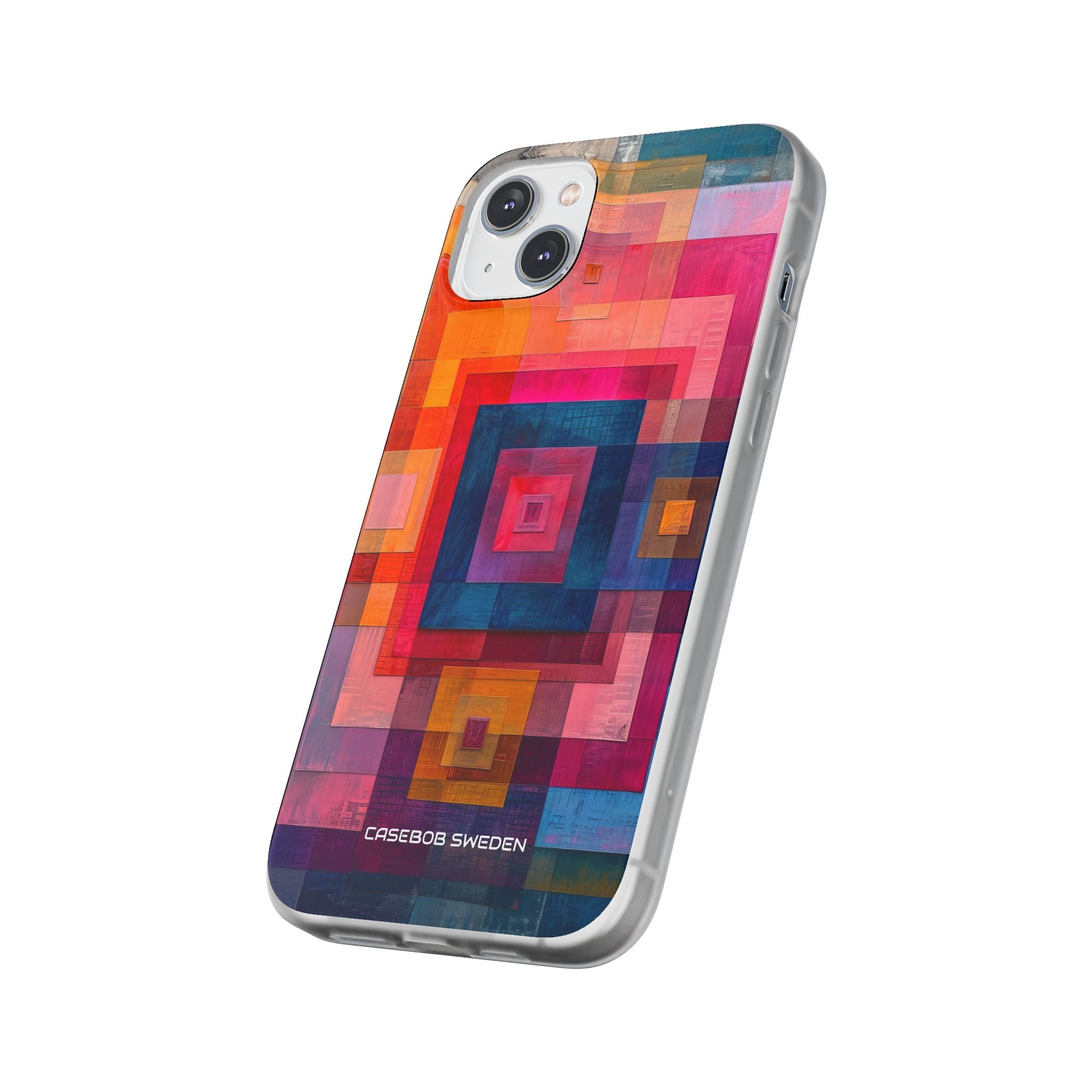 Vibrant Geometry - Flexi iPhone 14 Phone Case