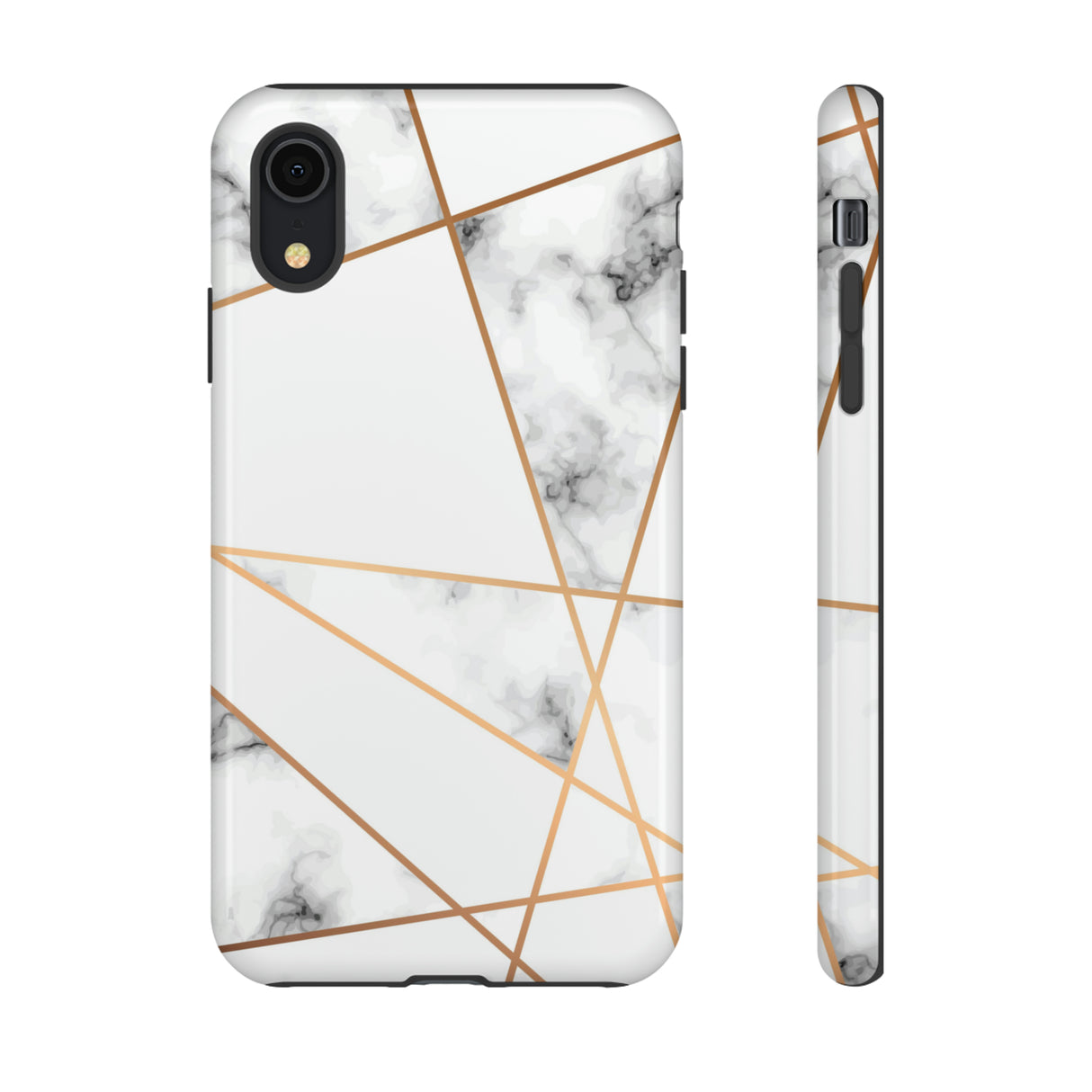 Marble Geometric - Protective Phone Case